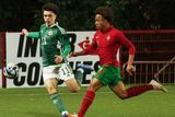 thumbnail: Kieran Morrison in action for Northern Ireland Under-19s against Portugal