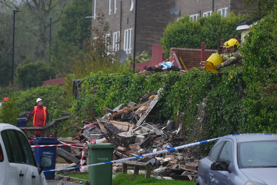 The scene in Violet Close in Benwell (PA)