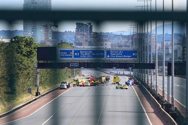 Man killed in horror Belfast M2 crash car drove wrong way up