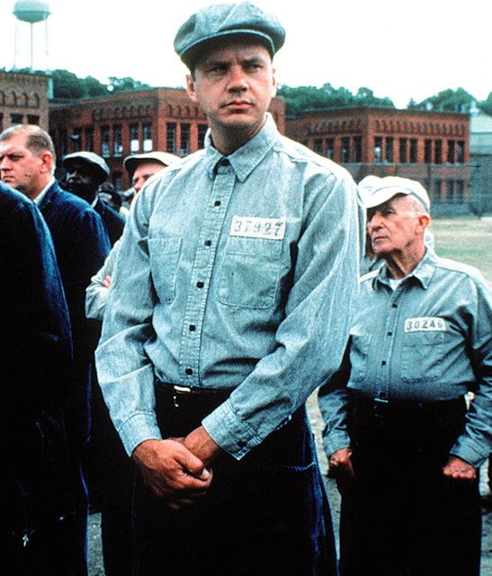 Tim Robbins in The Shawshank Redemption