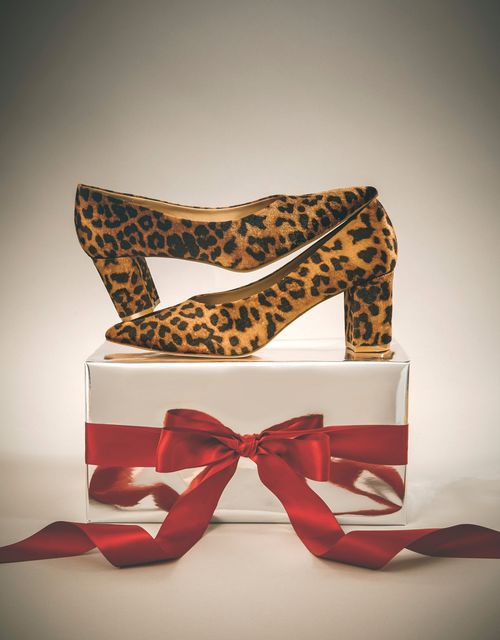 Lea Leopard Print Court Shoes, £65, Monsoon