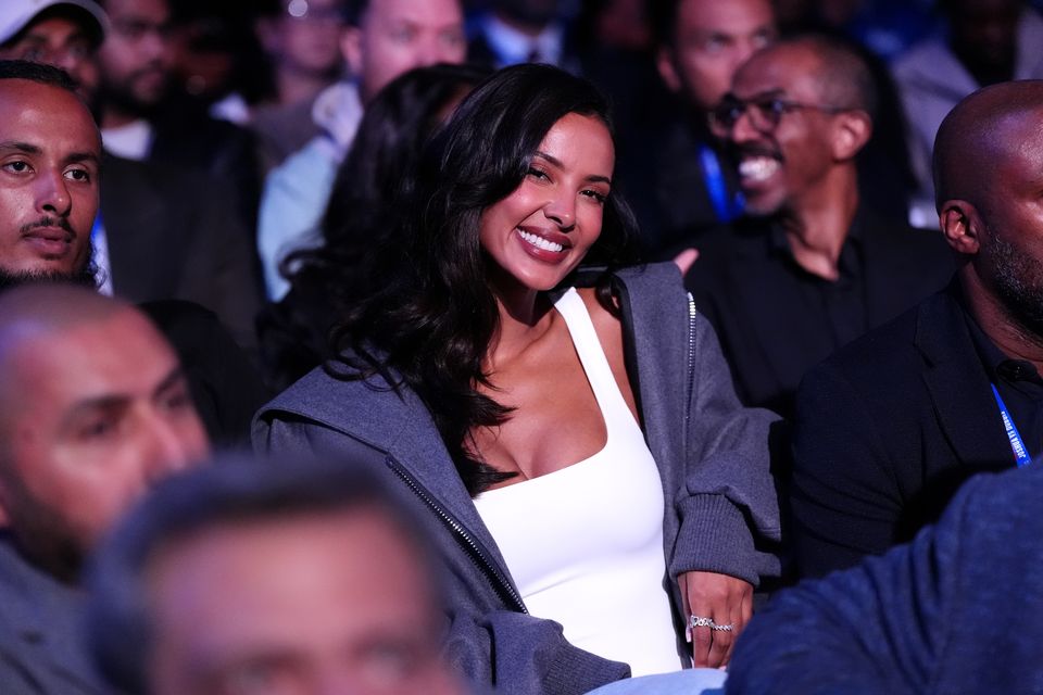 Love Island host Maya Jama was in the stands (Bradley Collyer/PA)