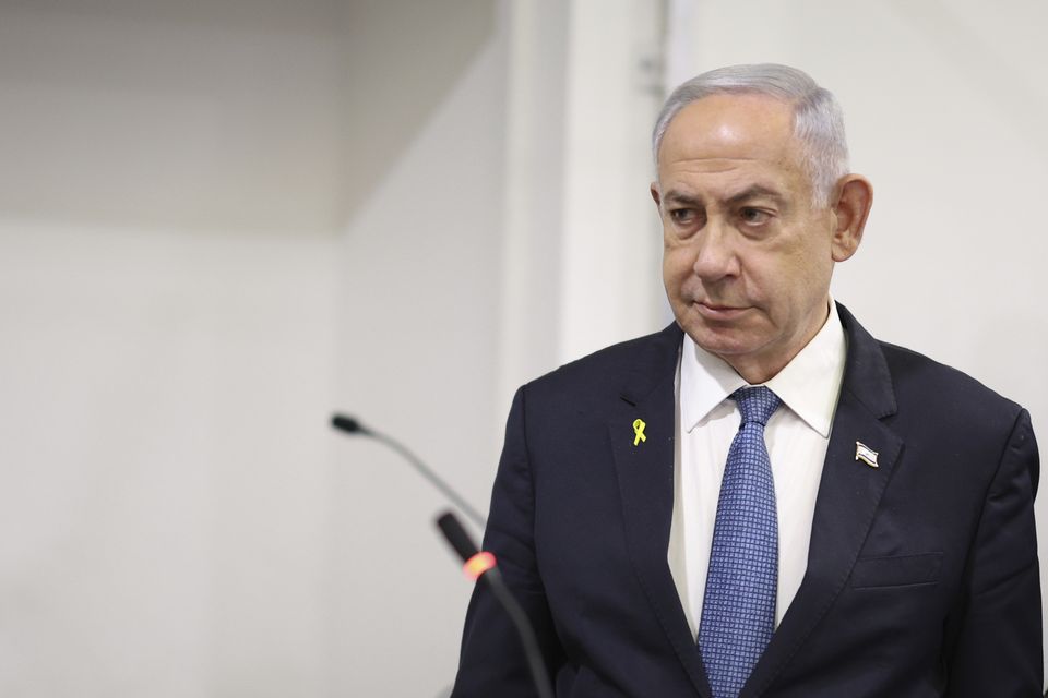 Israeli Prime Minister Benjamin Netanyahu has insisted on destroying Hamas’ ability to fight in Gaza (Stoyan Nenov/AP)