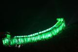 thumbnail: The Great Wall of China went green for St Patrick's Day 2015