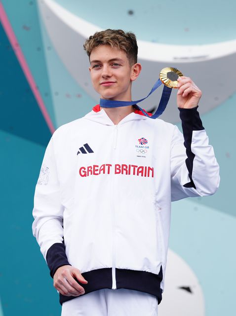 Toby Roberts is said to have been ‘leaps and bounds’ ahead of other youngsters at his old climbing club (Peter Byrne/PA)