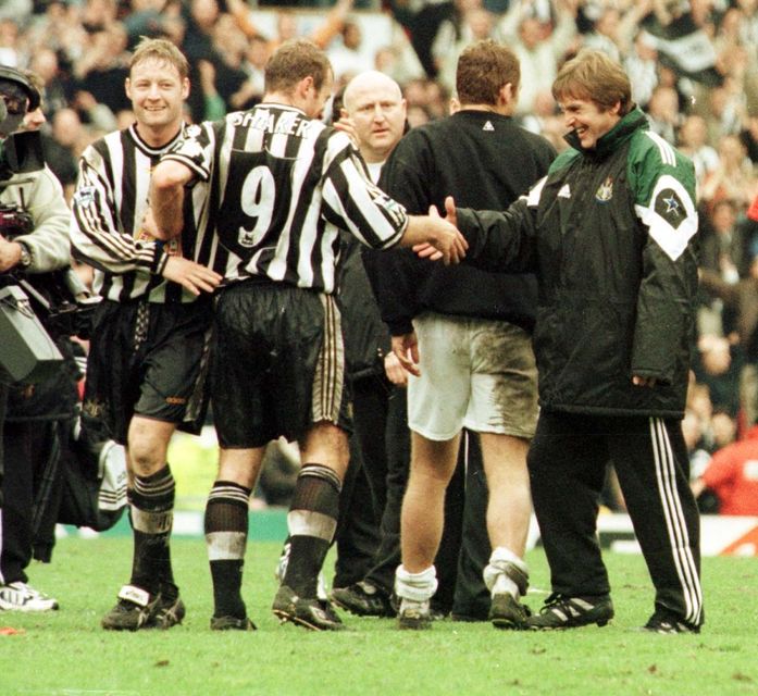 Kenny Dalglish led Newcastle to the 1998 FA Cup final (Owen Humphreys/PA)