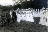 thumbnail: ULSTER VOLUNTEER FORCE: U.V.F. 1913.Inspection of the UVF nurses.