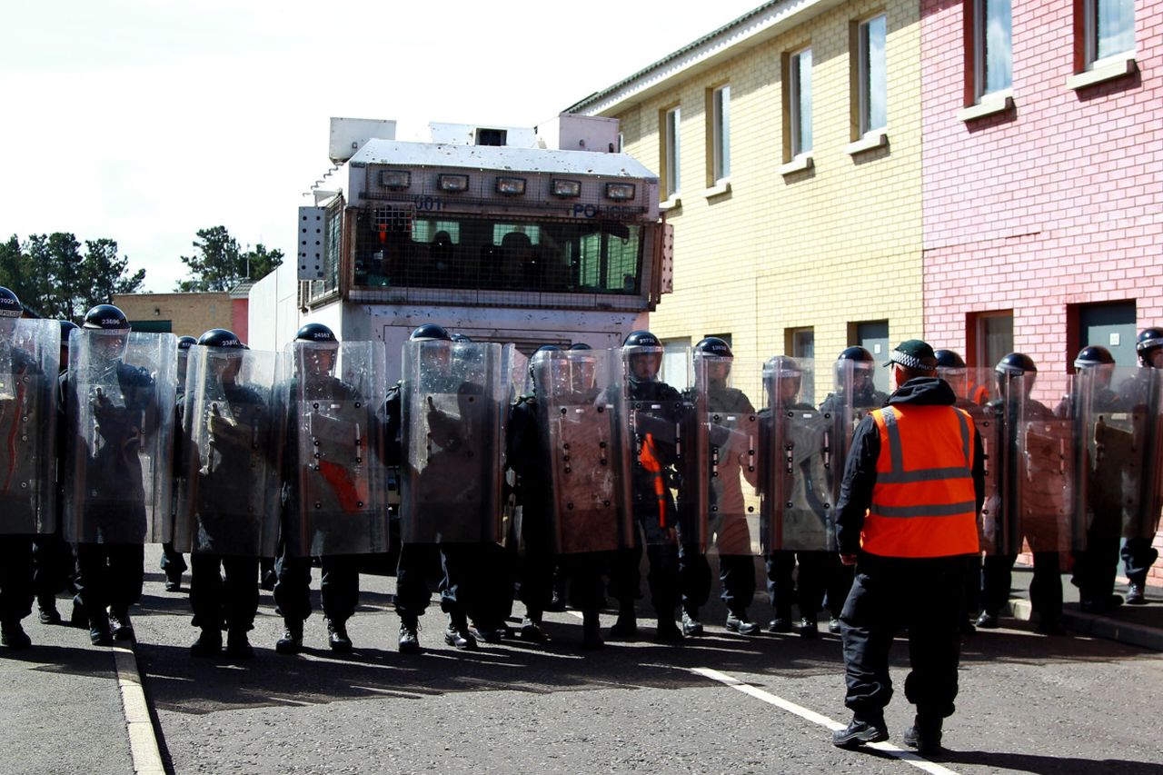 Hero PSNI riot officer hurt so badly she couldn't cuddle child ...