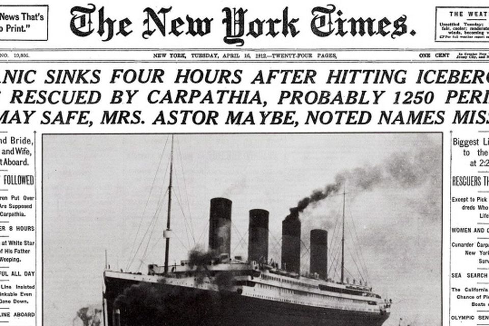 How the sinking was reported