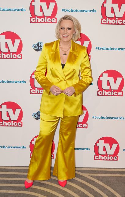 Steph McGovern at the TV Choice Awards 2024 (Jordan Pettitt/PA)