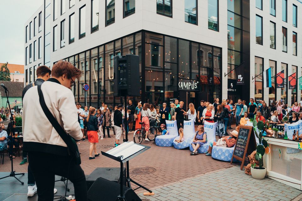 Buskers in Tartu. Photo: Visit Tartu