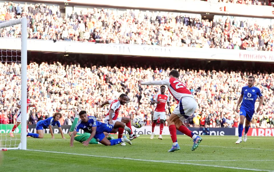 Kai Havertz wrapped up the victory for Arsenal (Adam Davy/PA).