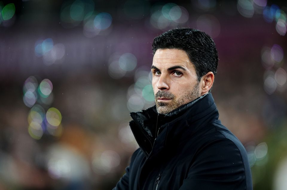 Arsenal manager Mikel Arteta has a good record against United (Mike Egerton/PA)