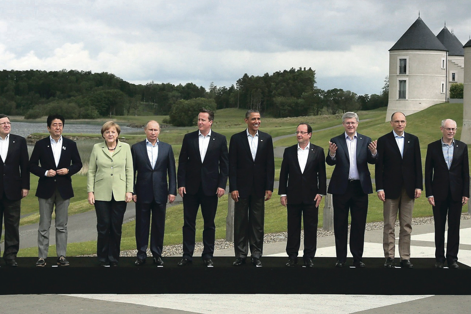 The world's leaders gather in Lough Erne for the G8 Summit