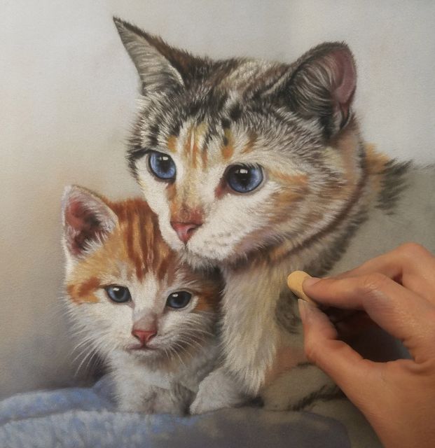 One of Emma's pastel pieces