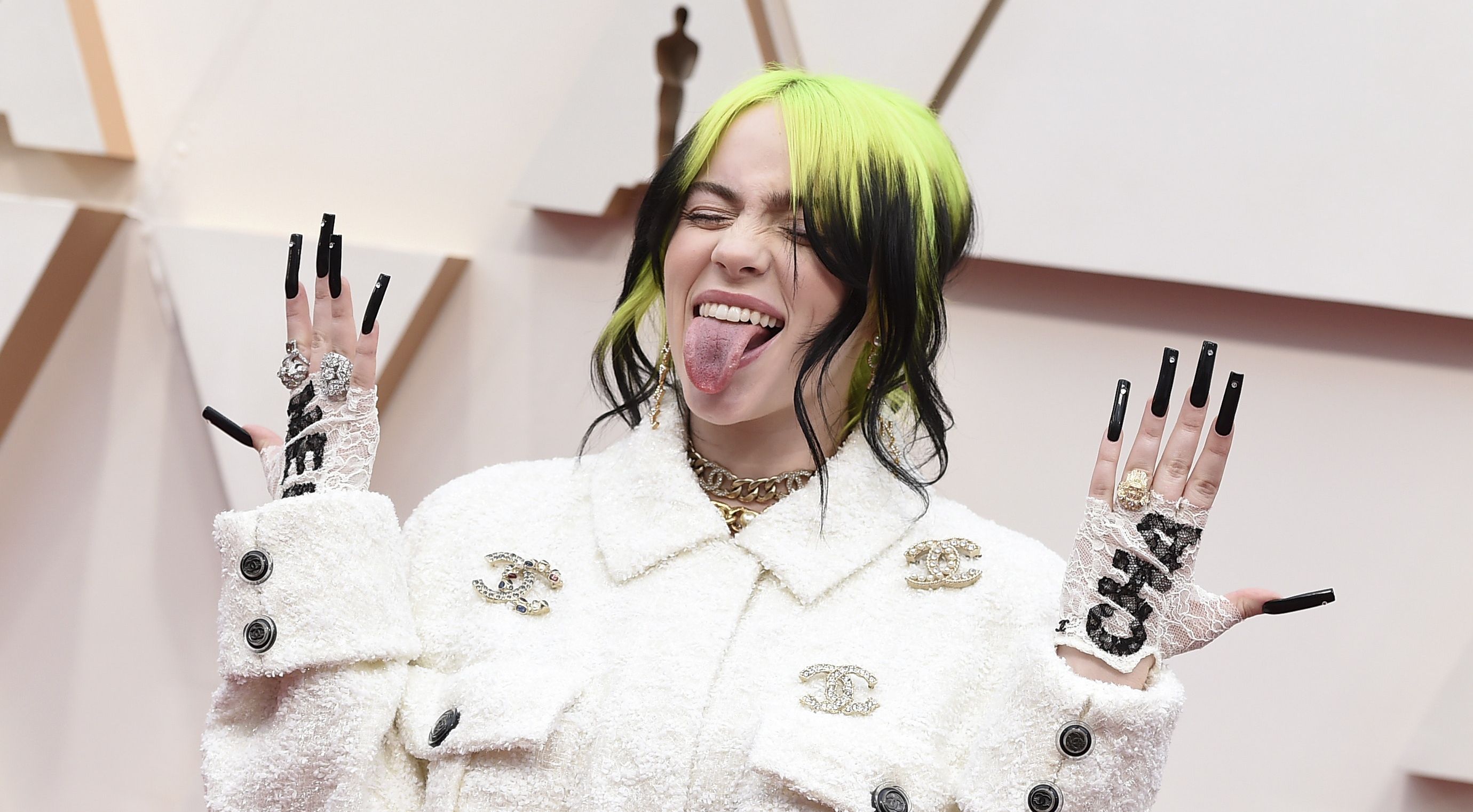 Billie Eilish sports Chanel outfit on Oscars red carpet |  