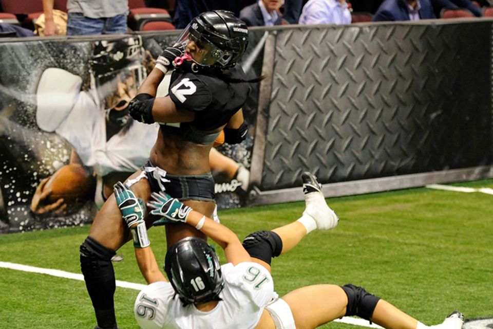 Lingerie Football League's Lingerie Bowl IX at the Orleans Arena February 5, 2012 in Las Vegas, Nevada. Los Angeles won 28-6