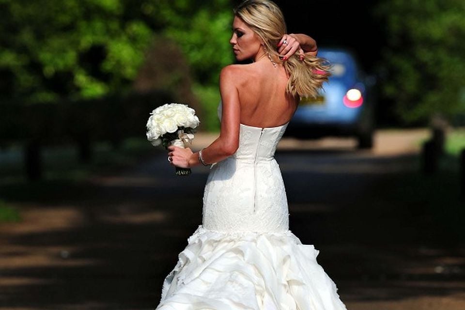 Abbey clancy wedding dress best sale