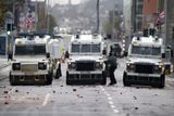 thumbnail: Loyalist protestors converge on Belfast City Hall. Picture date: Saturday January 5, 2013