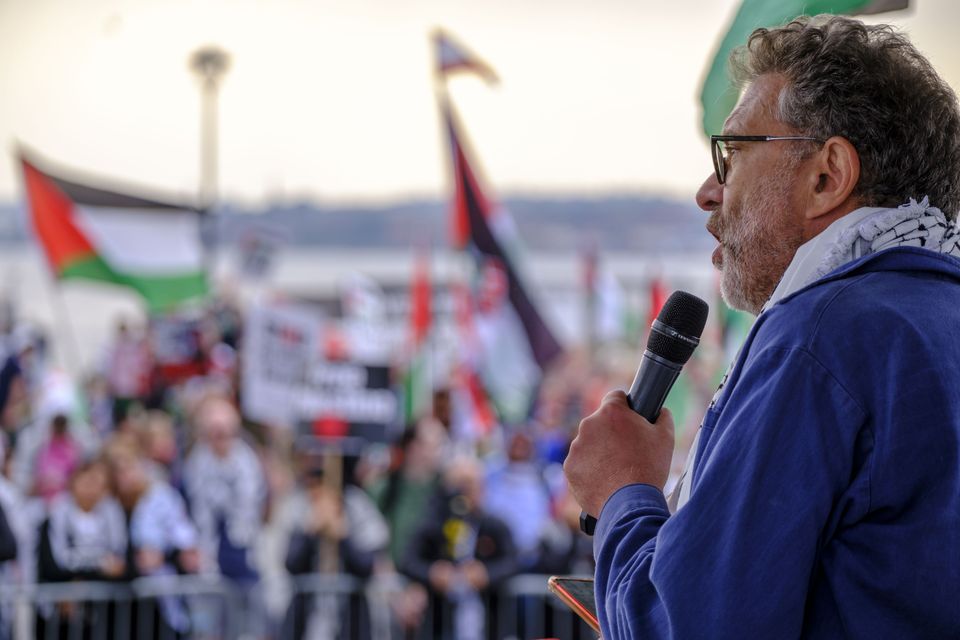 Mr Jamal said government action including sanctions and boycotts against Israel need to be taken alongside the marches (Jess Hurd/Palestine Solidarity Campaign)