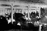 thumbnail: 1st class dining room on RMS Titanic taken by Father Browne.