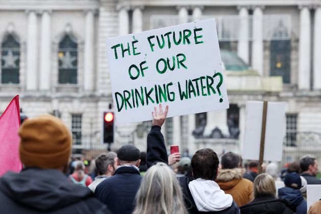 Protesters flood streets of Belfast calling for investment in sewage infrastructure