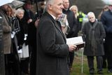 thumbnail: PACEMAKER BELFAST  15/01/2017
 Rev Willie McCrea during A memorial service is held for the  25th Anniversary of the Teebane bombing outside Cooktown in Co Tyrone on Sunday.  Eight Protestant workmen died in January 1992 when the IRA blew up their minibus at Teebane crossroads, on the road between Omagh and Cookstown.
Another six were injured.
Photo Colm Lenaghan/Pacemaker Press