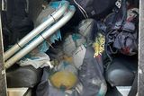 thumbnail: The equipment that was returned to Belfast Celtic Young Men & Ladies Football Club. Pic: PSNI