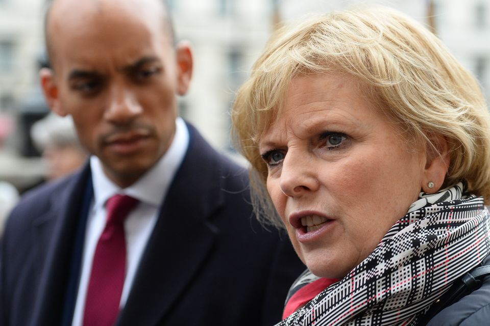 Independent Group MPs Anna Soubry and Chuka Umunna (Kirsty O’Connor/PA)
