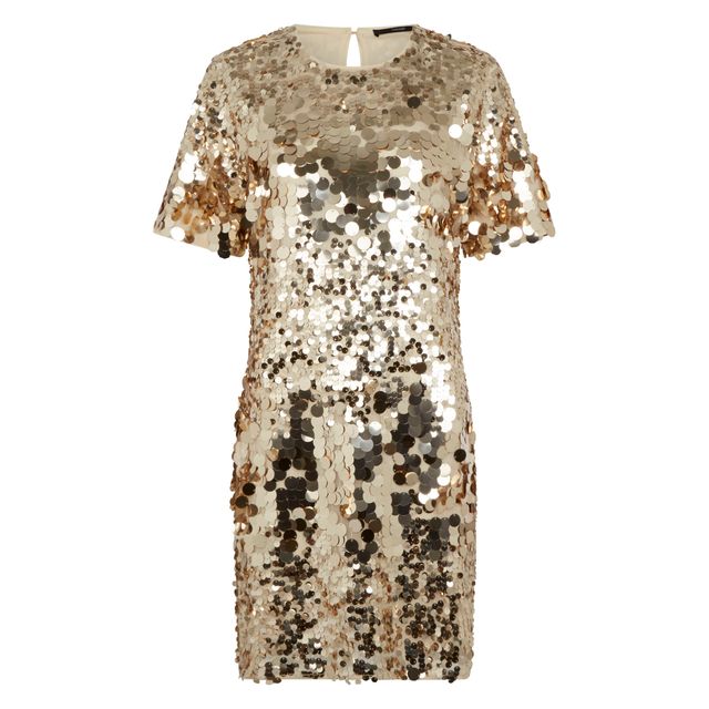 Gold Sequin Dress £30, George At Asda 