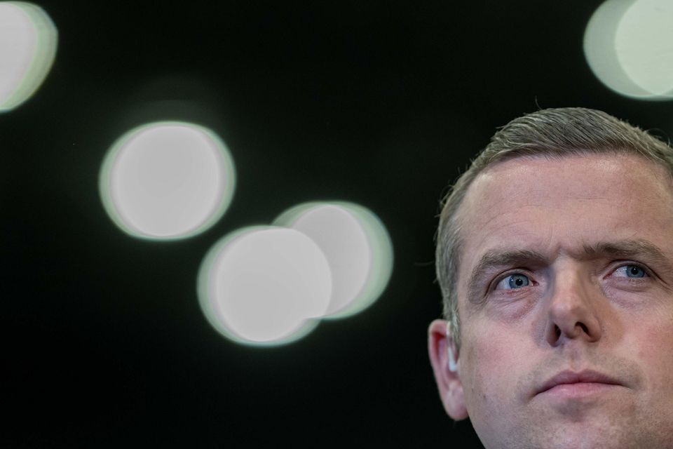 Douglas Ross’ decision proved controversial (Michal Wachucik/PA)