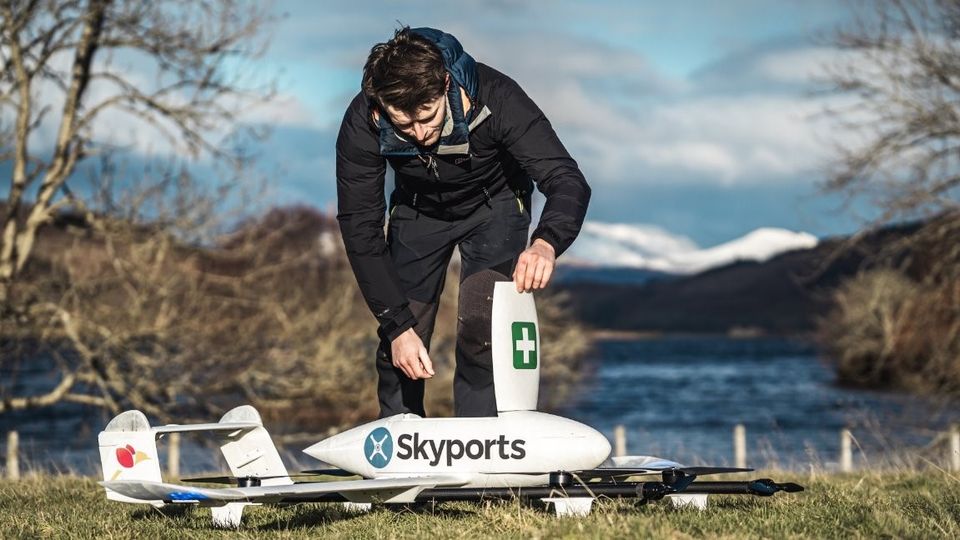 Project CALEUS will see drones trialled by the Scottish Ambulance Service (SAS/PA)