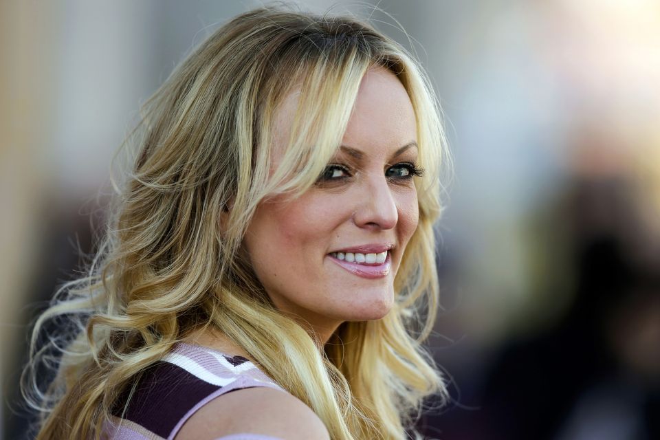 The charges involved an alleged scheme to hide a hush money payment to adult film actress Stormy Daniels (Markus Schreiber/AP)