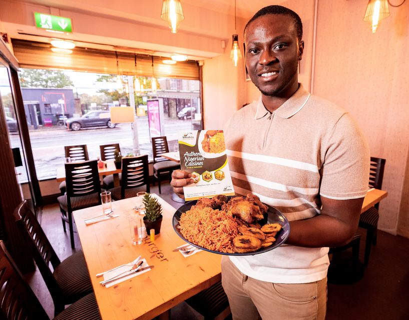 Hammy Obikoya, owner of Belfast restaurant Mama Bobo Africa, which received support from the British Business Bank