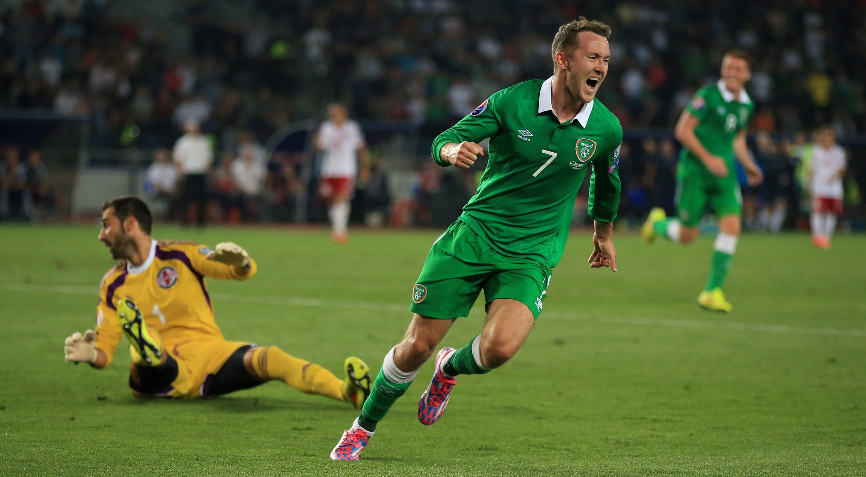 Republic of Ireland v Gibraltar: James McClean wins 100th cap for Republic  of Ireland - BBC News