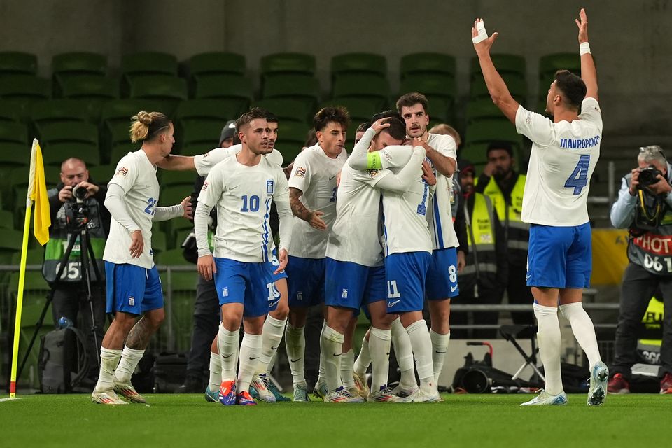 Like England, Greece have won both of their games (Niall Carson/PA)