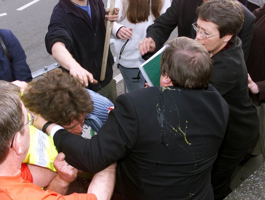 John Prescott in a famous confrontation in Rhyl (David Kendall/PA)