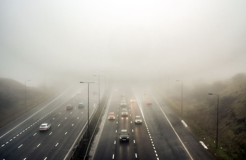 Drivers have been warned to allow extra time for journeys and increase their braking distance (Danny Lawson/PA)