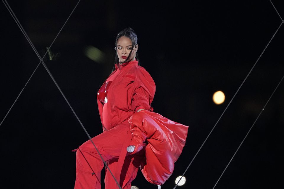 Unsurprisingly, ASAP Rocky also looked great at the Super Bowl