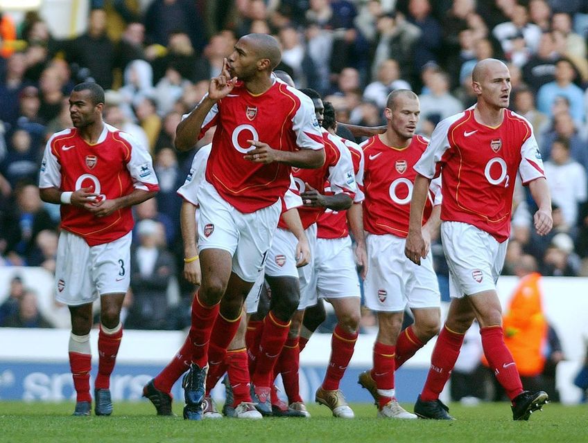 Thierry Henry accused of wearing 'fake' Arsenal kit to north London derby, Football, Sport