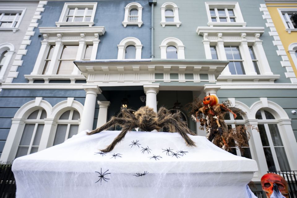 Arachnophobes should certainly steer clear of this impressively-decorated house in Notting Hill, west London (Ben Whitley/PA)