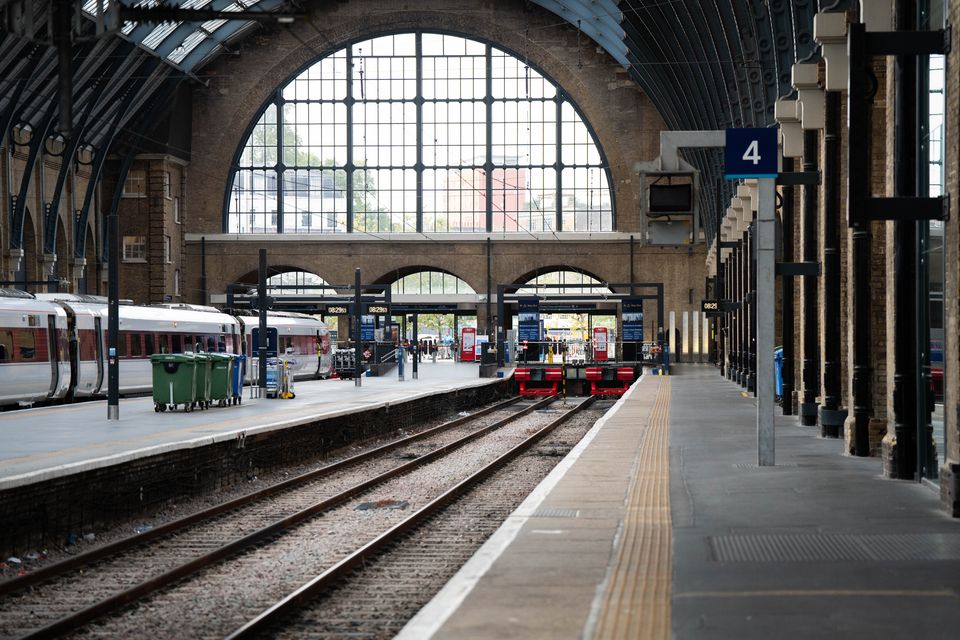 No services on the East Coast Main Line will run to or from London King’s Cross (James Manning/PA)