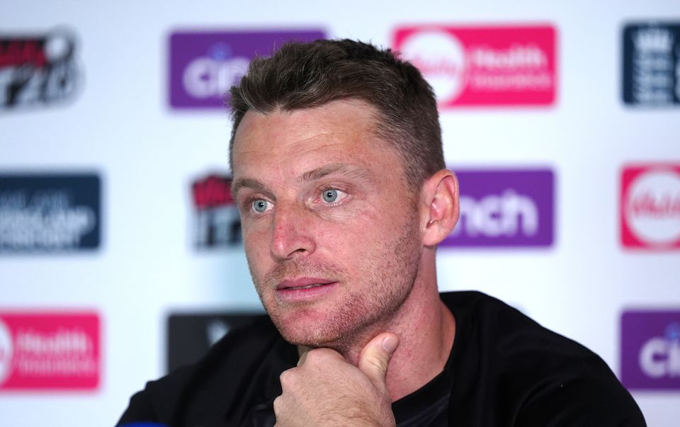 Jos Buttler’s position as England white-ball captain has come under scrutiny (Mike Egerton/PA)