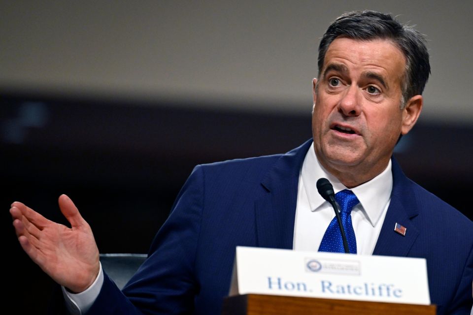 John Ratcliffe appearing before the Senate Intelligence Committee for his confirmation hearing (John McDonnell/AP)