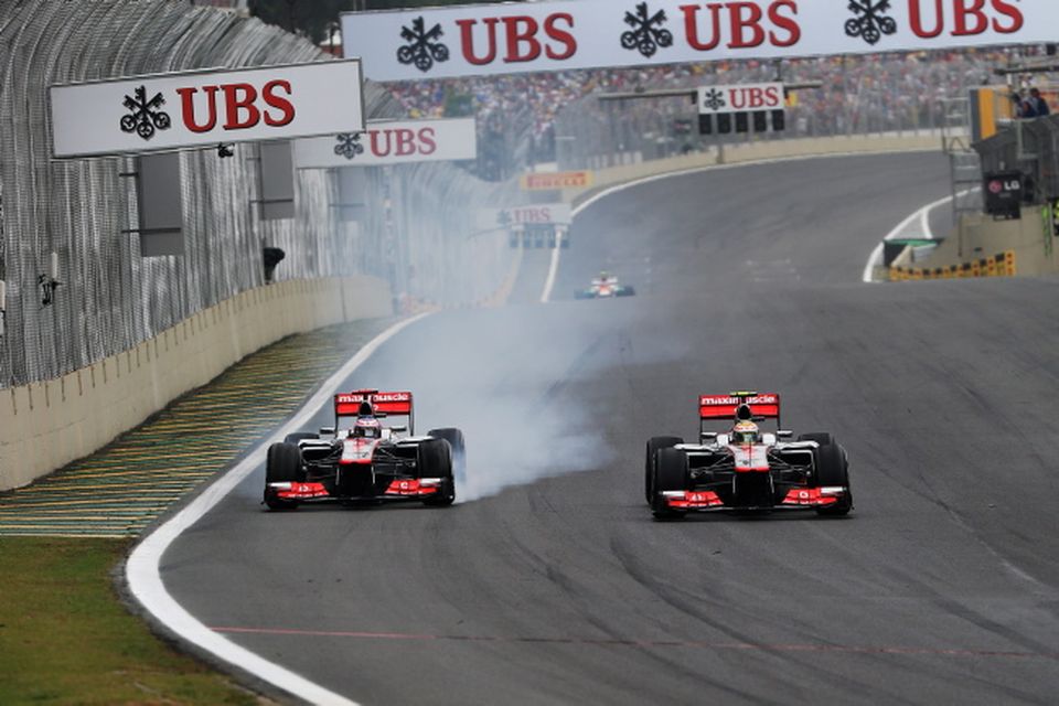 2012 Formula 1: Jenson Button claims victory at Brazil, Vettel