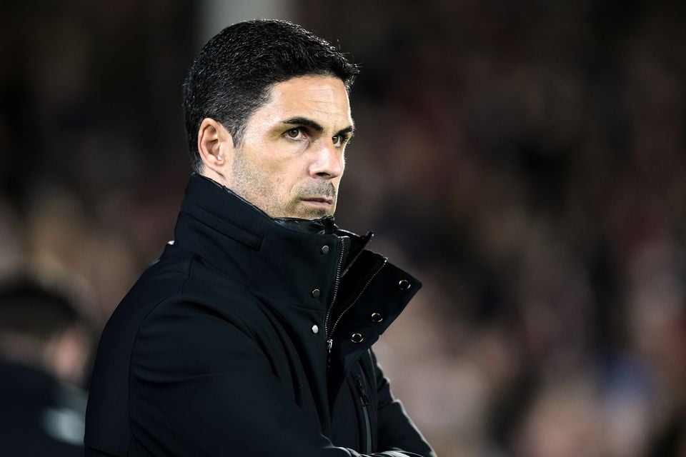 Mikel Arteta’s side are losing hope in the title race (Nick Potts/PA)