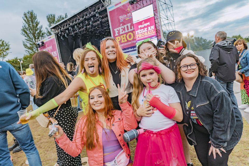 Revellers at Féile an Phobail concert on Saturday (Photo by Kevin Scott / Féile an Phobail)