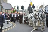 thumbnail: Funeral for 'Queen of Travellers' Violet Crumlish in Lurgan, Co. Armagh. Picture By: Arthur Allison.