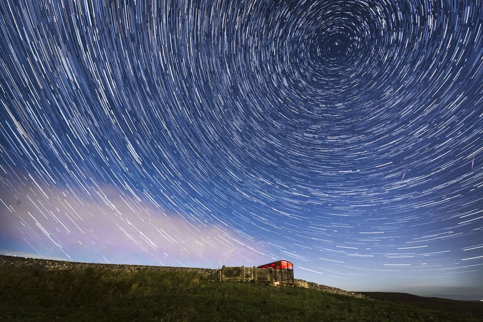 The meteor shower will be visible where there is as little light pollution as possible (File photo/Danny Lawson/PA)