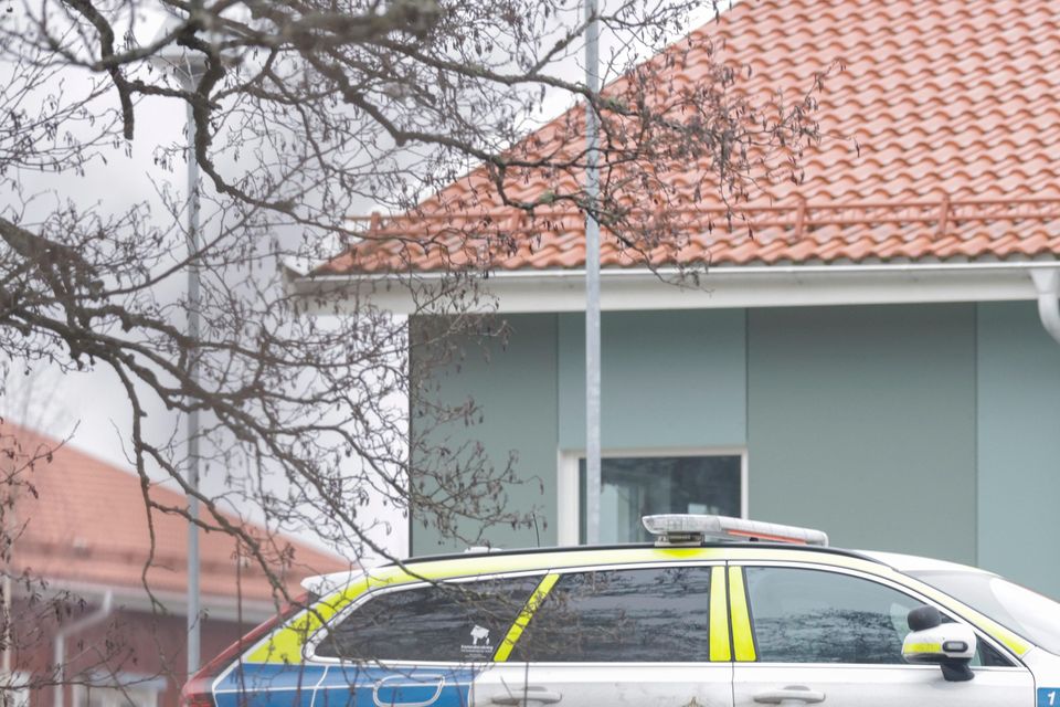 Students sheltered in nearby buildings as police arrived on the scene (Kicki Nilsson/TT News Agency via AP)